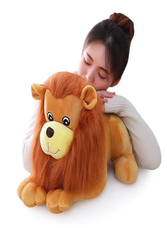 DTR Creation Cute Sitting Lion Soft Toy - 51cm | Big Size Plush Animal for Boys & Girls | Super Soft & Huggable Toy for Kids - Image 3